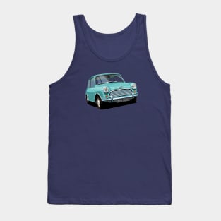 classic mini cooper in seafoam Tank Top